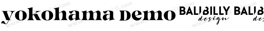 Yokohama Demo字体转换